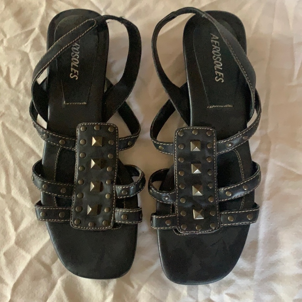 Black AEROSOLES sandals